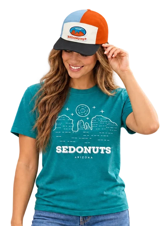 Hat Multi Color Nylon Camper (Blue & Orange)