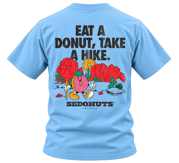 Sky-Blue Hiking T-Shirt