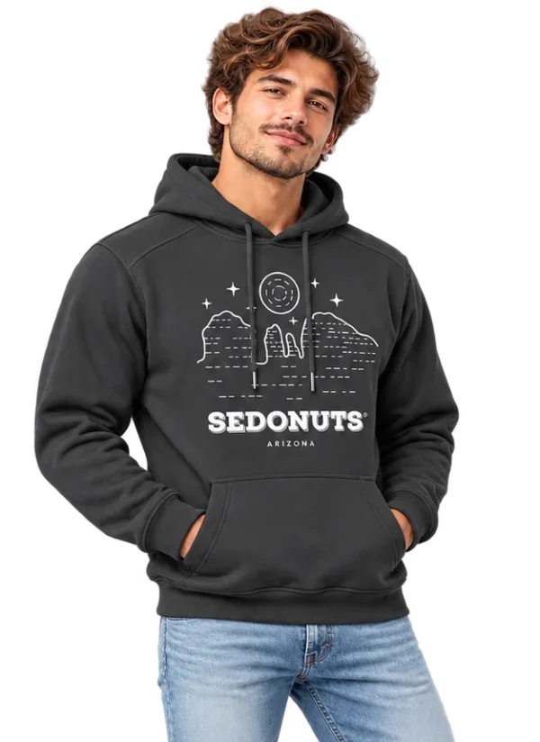 Hoodie Black Line