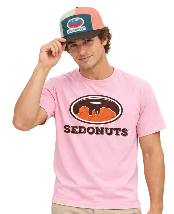Hat Multi Color Nylon Camper Hat (White & Pink)