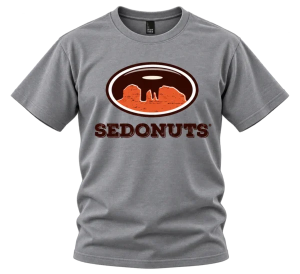 Gray SEDONUTS® Desert Logo T-Shirt