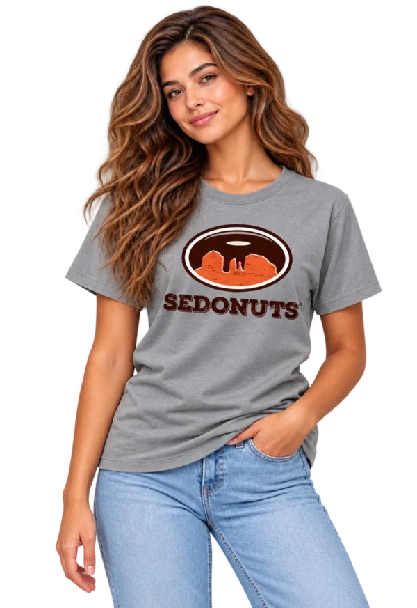 Gray SEDONUTS® Desert Logo T-Shirt