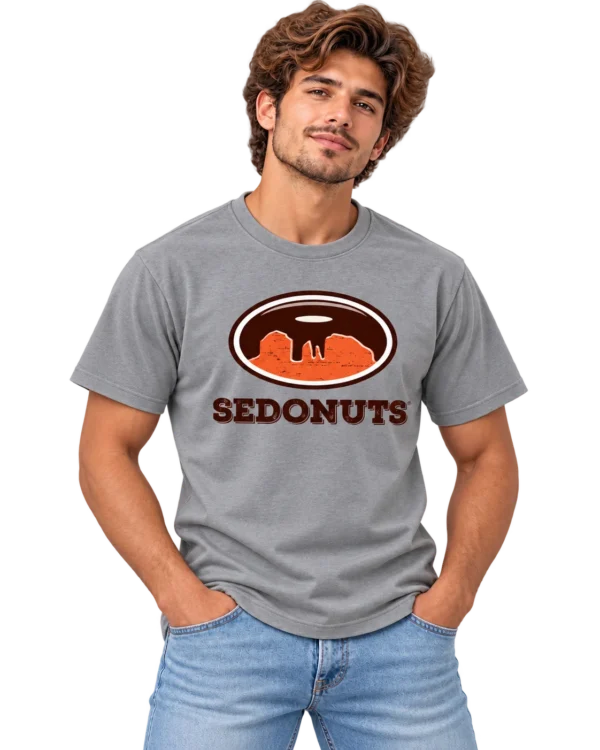 Gray SEDONUTS® Desert Logo T-Shirt