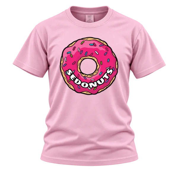 Pastel Pink SEDONUTS Donut Tee