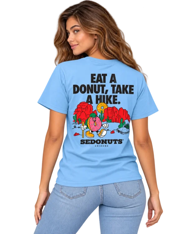 Sky-Blue Hiking T-Shirt