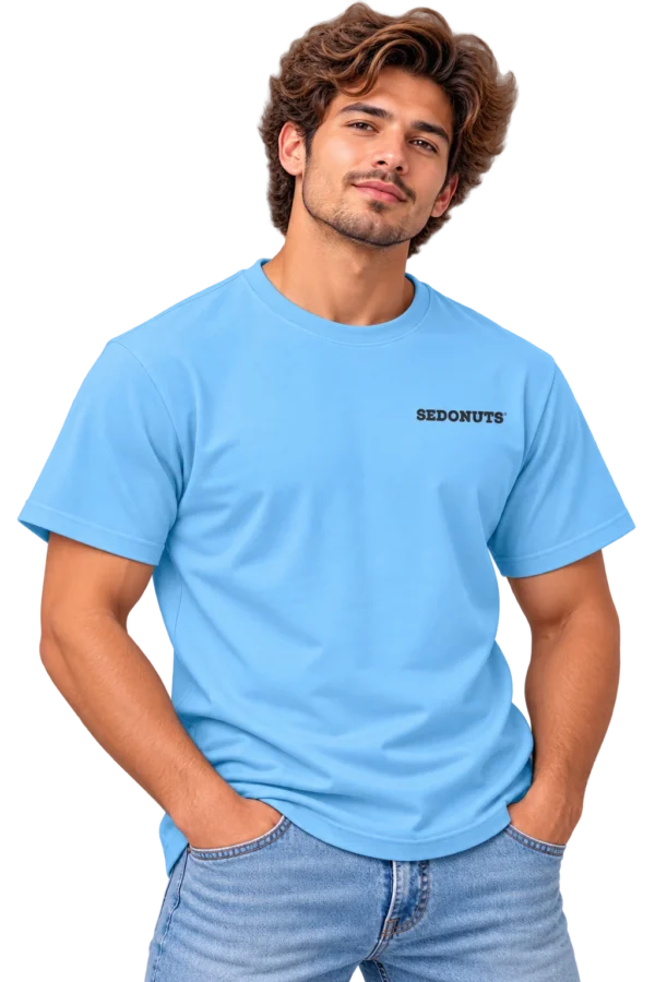 Sky-Blue Hiking T-Shirt