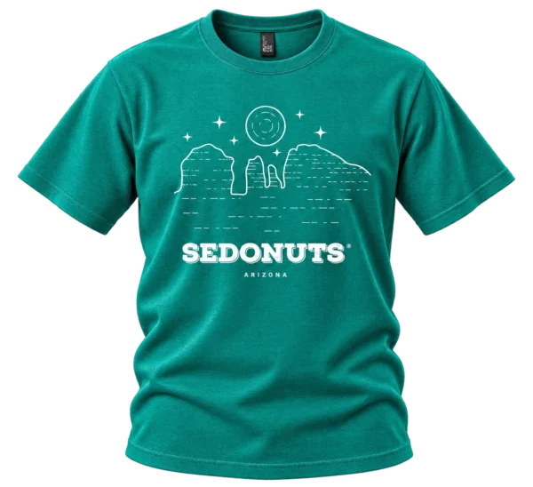 Teal Sedonuts Desert Graphic T-Shirt